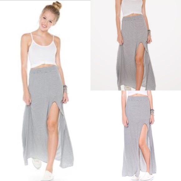 Striped Brandy Melville maxi skirt! - Picture 1 of 3